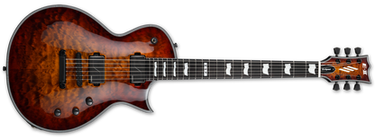 ESP E-II Eclipse Electric Guitar QM Tiger Eye