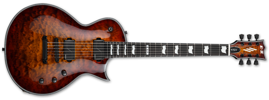 ESP E-II Eclipse Electric Guitar QM Tiger Eye