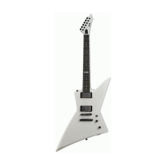 ESP E-II EX NT Electric Guitar - Snow White, Mahogany Body, Ebony Fingerboard, EMG Pickups, Hardshell Case Included