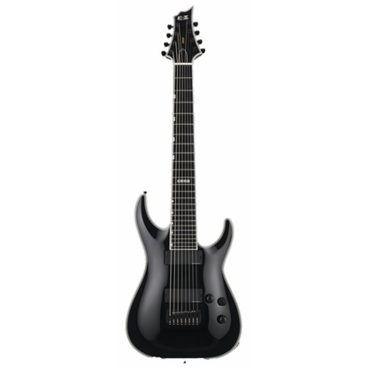 ESP E-II HRF NT-8 Baritone 8-String Guitar Black Satin with Case