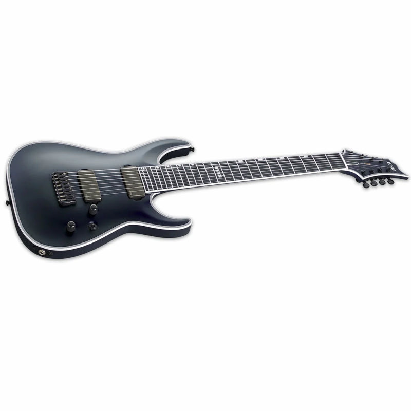 ESP E-II HRF NT-8 Baritone 8-String Guitar Black Satin with Case — view 2