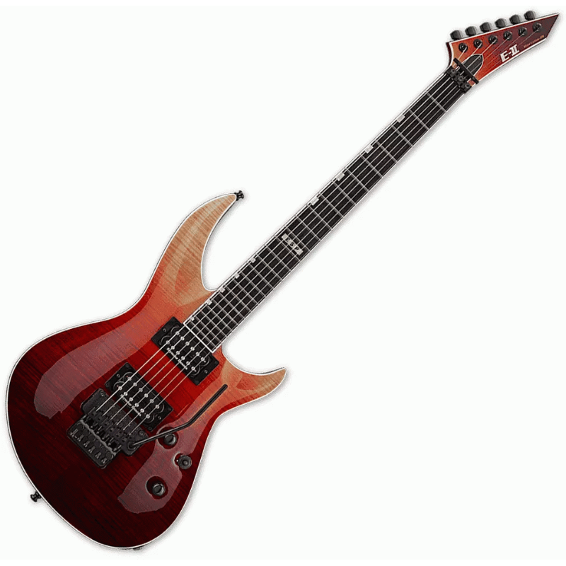 ESP E-II Horizon III FR Guitar Black Cherry Fade with Hardcase