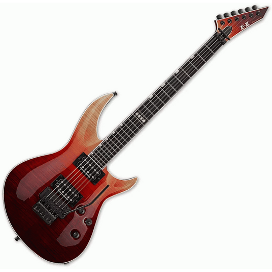 ESP E-II Horizon III FR Guitar Black Cherry Fade with Hardcase