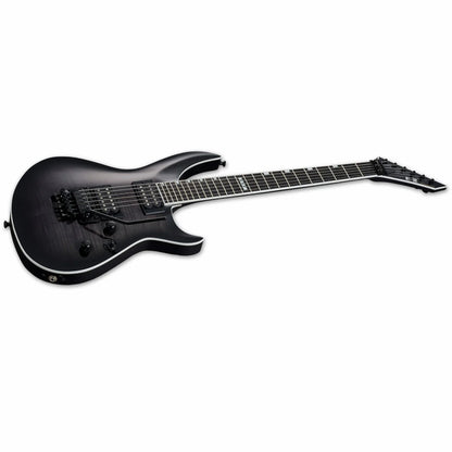 ESP E-II Horizon-III FM FR Guitar, See Thru Black, Mahogany Body, Flamed Maple Top, 25.5" Scale, Floyd Rose Bridge, Seymour Duncan Pickups — view 3