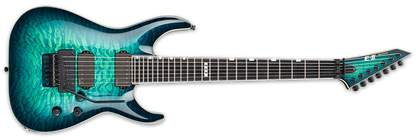 ESP E-II Horizon FR-7 Electric Guitar Teal Burst