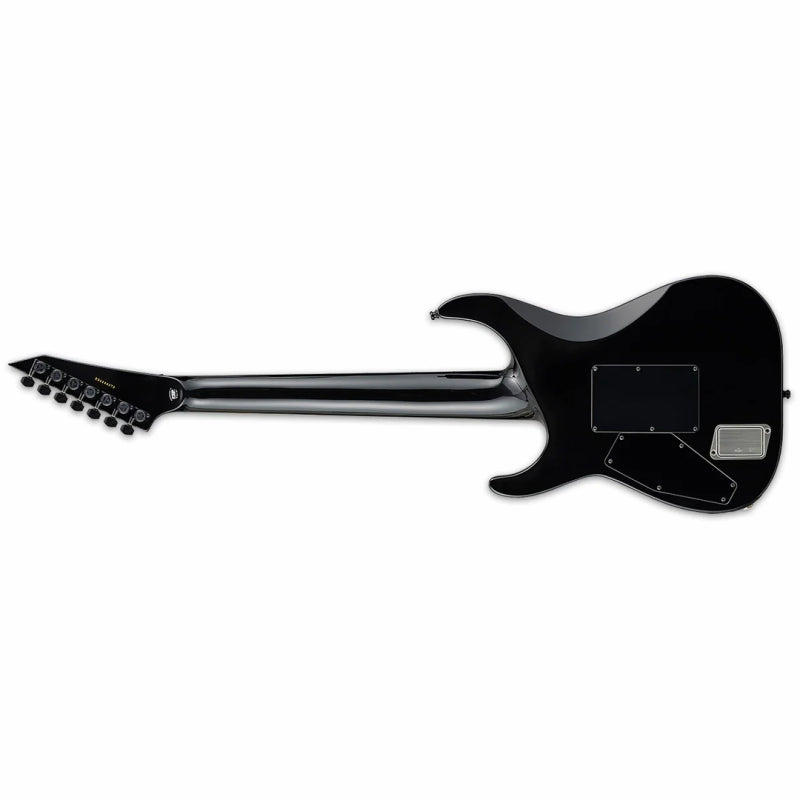 ESP E-II Horizon FR-7 7-String Guitar Black Turquoise Burst with Floyd Rose, Quilted Maple Top, Mahogany Body, Ebony Fingerboard, Hardshell Case — view 2