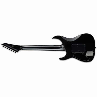 ESP E-II Horizon FR-7 7-String Guitar Black Turquoise Burst with Floyd Rose, Quilted Maple Top, Mahogany Body, Ebony Fingerboard, Hardshell Case — view 2