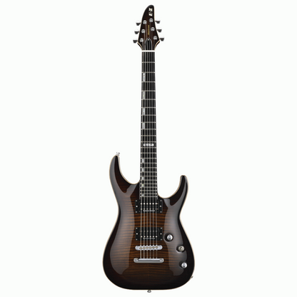 ESP E-II Horizon NT Flame No Trem Dark Brown Sunburst Guitar