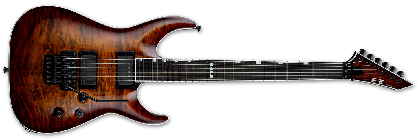ESP E-II Horizon FR-II Electric Guitar Tiger Eye Sunburst