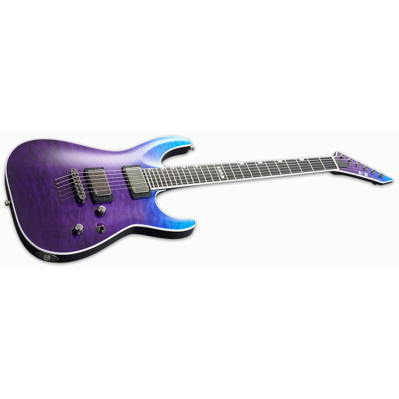 ESP E-II Horizon NT-II Blue Purple Gradation Electric Guitar with Hardshell Case — view 2
