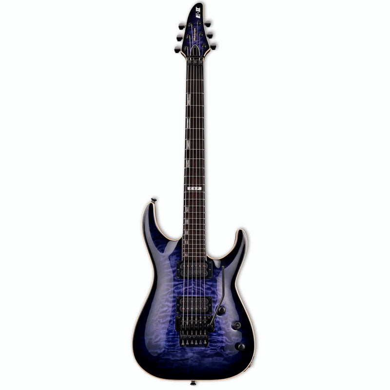 ESP E-II Horizon Quilted Blue with Floyd Rose Bridge