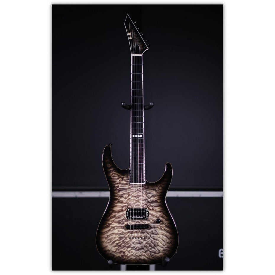 ESP E-II M-I Australian Exclusive See Thru Black Sunburst