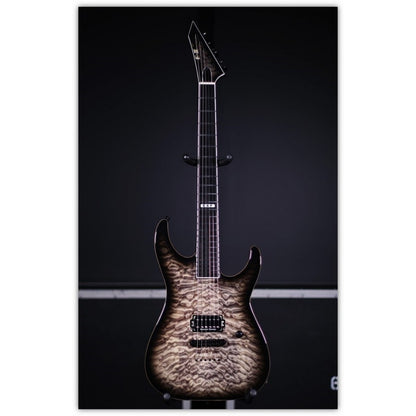 ESP E-II M-I Australian Exclusive See Thru Black Sunburst