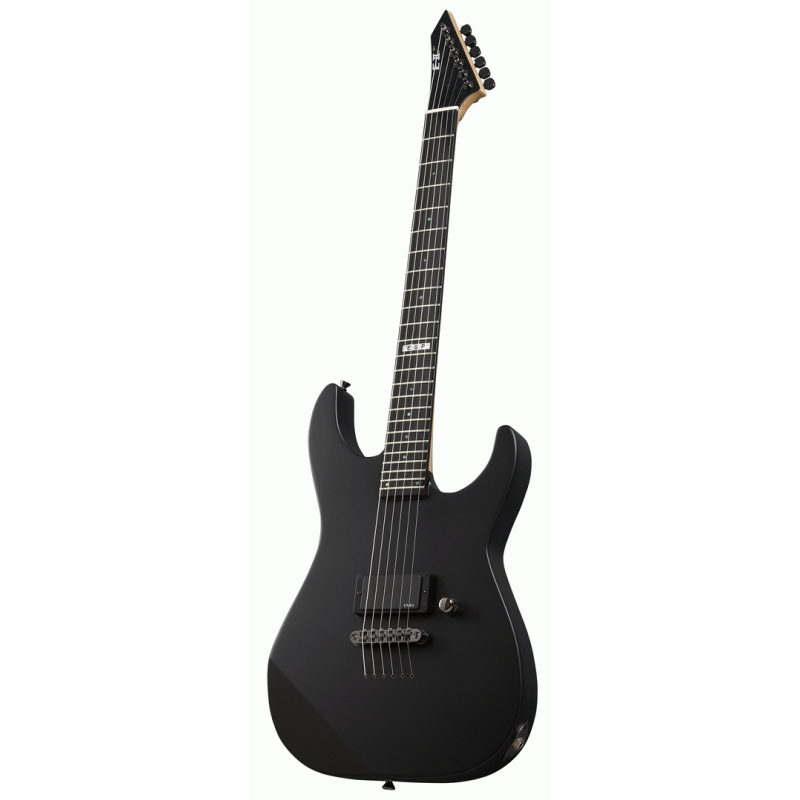 ESP E-II M-I Neck Thru Electric Guitar Black Satin