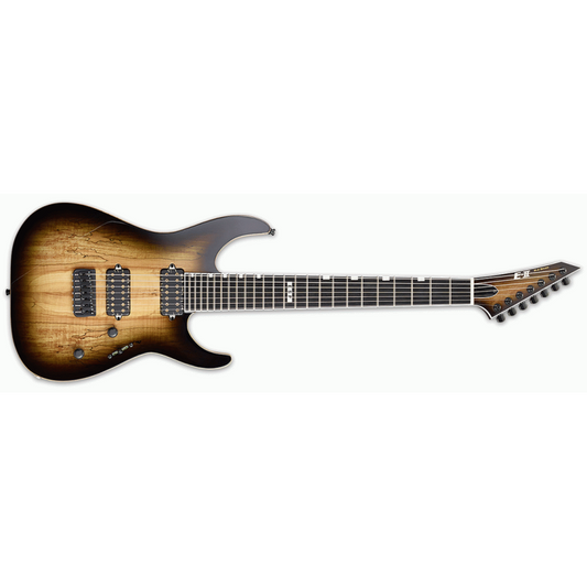 ESP E-II M-II-7 7-String Spalt Maple Guitar with Hipshot Bridge and Bare Knuckle Warpig Pups