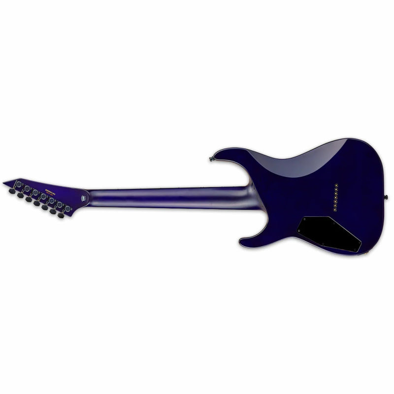 ESP E-II M-II 7 String Guitar Purple Natural Fade Bare Knuckle Warpig 7st Tyger Pickups with Hardshell Case — view 2