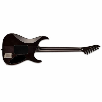 ESP E-II M-II FM Left Handed Electric Guitar - See Thru Black Finish, EMG 81 Pickups, Floyd Rose Tremolo, Hardshell Case Included — view 2