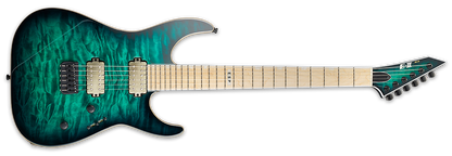 ESP E-II M2 NT Hipshot Black Turquise Burst Electric Guitar
