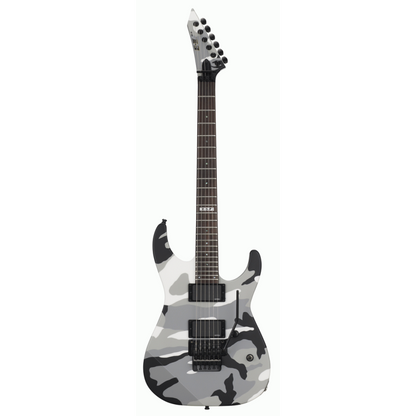 ESP E-II M-II NT Urban Camo Electric Guitar with EMG 81 Pickups and Floyd Rose Tremolo