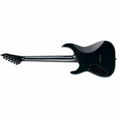 ESP E-II M-II NT Hipshot Quilt Maple Dark Turquoise Burst Electric Guitar — view 2