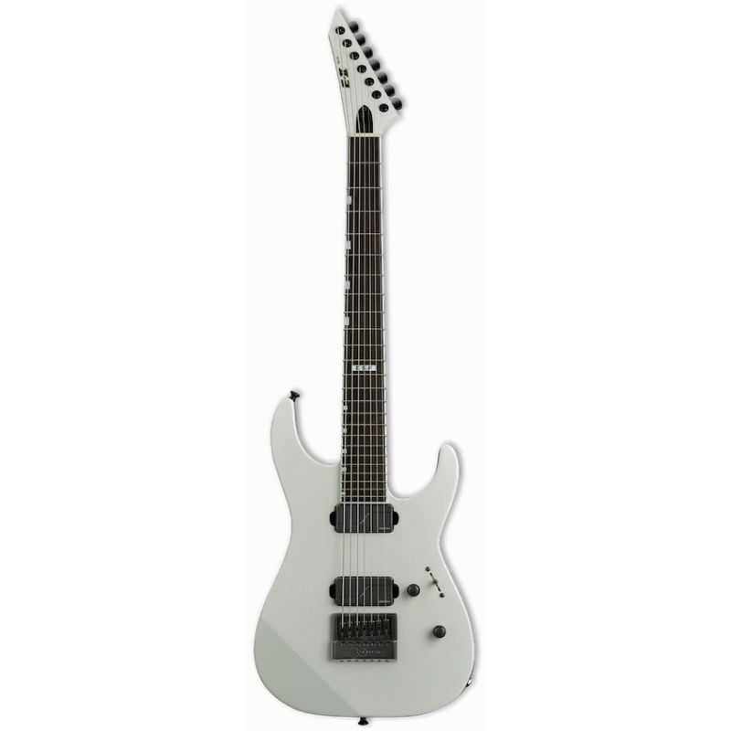 ESP E-II M-II 7B Baritone EverTune Guitar Pearl White