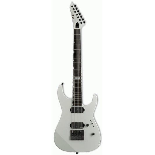 ESP E-II M-II 7B Baritone EverTune Guitar Pearl White