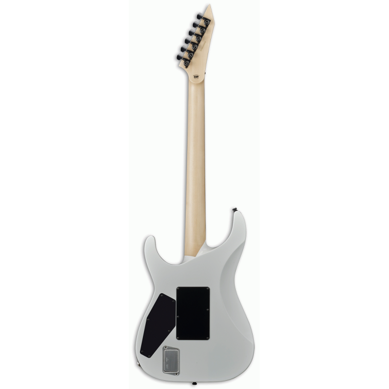 ESP E-II M-II Neck Thru Guitar, Snow White Finish, Alder Body, Maple Neck, Fishman Fluence Pickups, Hardshell Case Included — view 2