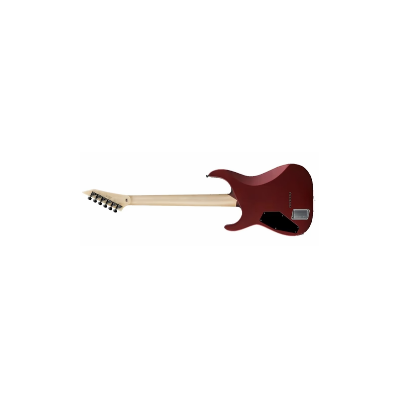 ESP E-II M-I Thru NT Electric Guitar Deep Candy Apple Red Satin with Hardshell Case — view 2