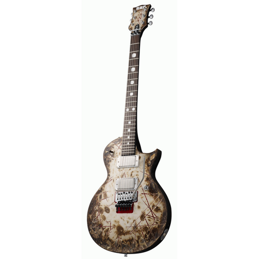 ESP E-II RZK-II Burnt Rammstein Signature Electric Guitar