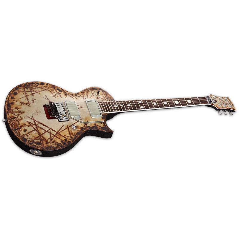 ESP E-II RZK-II Burnt Rammstein Signature Electric Guitar — view 3