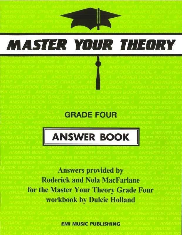 Holland: Master Your Theory Answer Book 4 (EMI Music Publishing)