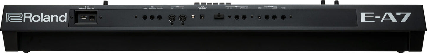 ROLAND E-A7 Expandable Arranger Keyboard - 1500+ Sounds, Dual-Screen Layout, Global Backing Styles — view 3