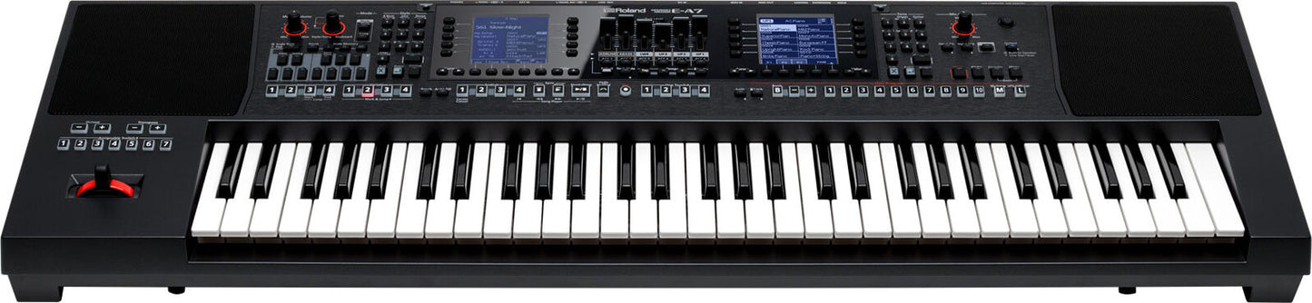 ROLAND E-A7 Expandable Arranger Keyboard - 1500+ Sounds, Dual-Screen Layout, Global Backing Styles — view 4
