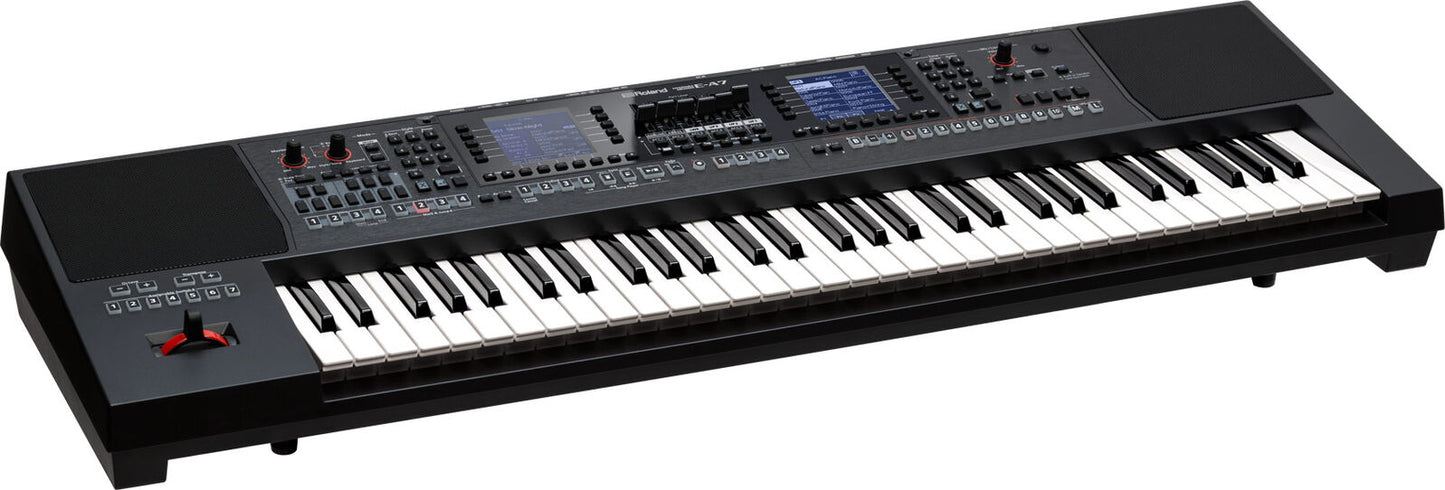ROLAND E-A7 Expandable Arranger Keyboard - 1500+ Sounds, Dual-Screen Layout, Global Backing Styles — view 5