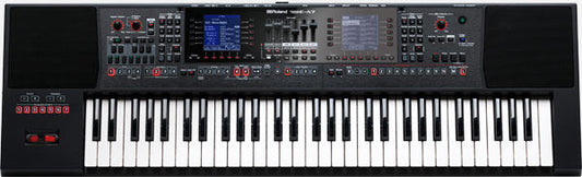 ROLAND E-A7 Expandable Arranger Keyboard - 1500+ Sounds, Dual-Screen Layout, Global Backing Styles
