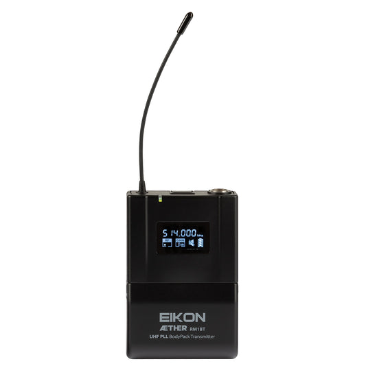 Eikon Aether PLL UHF Wireless Bodypack Band A 514-542 MHz