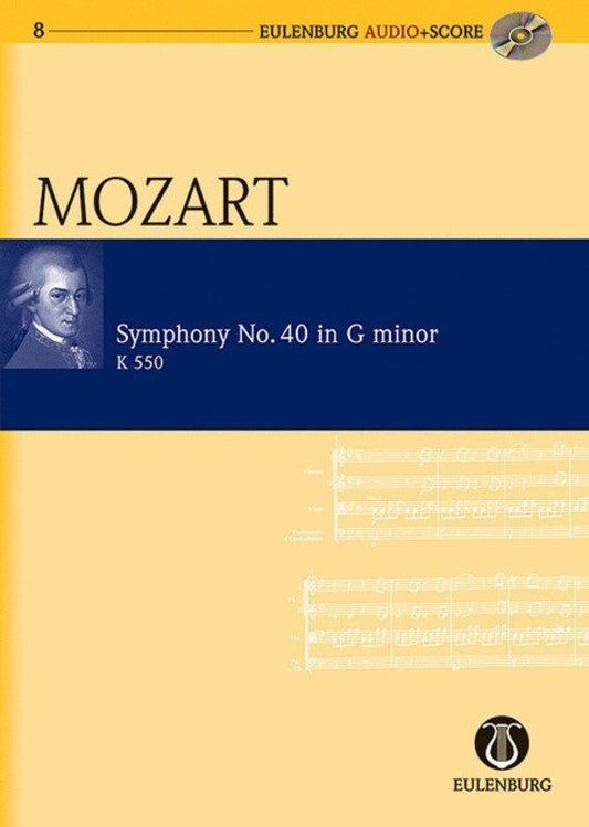 Mozart - Symphony No 40 G minor K 550 Study Score with CD