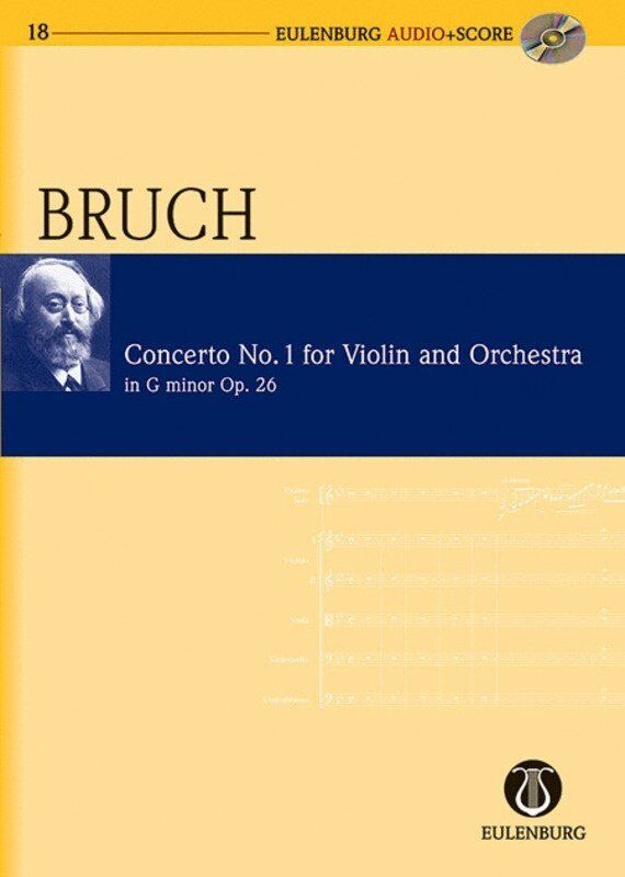Bruch - Violin Concerto No. 1 in G Minor Op. 26 Study Score BK/CD