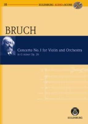 Violin Concerto No 1 in G Minor Op 26 Study Score with Book and CD