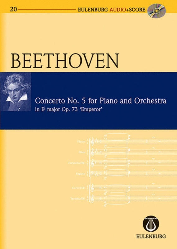Piano Concerto No 5 Op 73 E Flat Emperor Book/CD Book