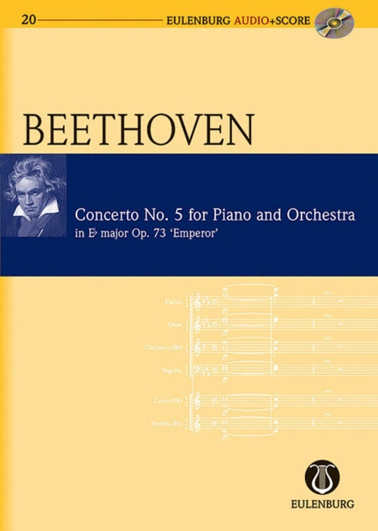 Piano Concerto No 5 Op 73 E Flat Emperor Book/CD Book