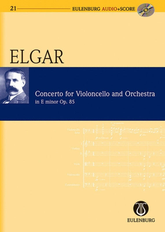 Cello Concerto Op 85 E Min Book/CD Book