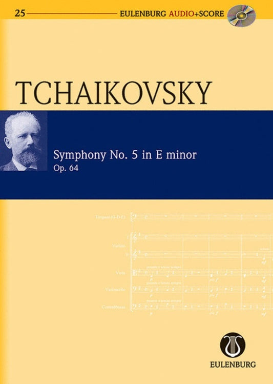 Symphony No 5 Op 64 E Min Book/CD Book