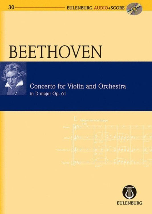 Beethoven - Violin Concerto D Op 61 Study Score with CD