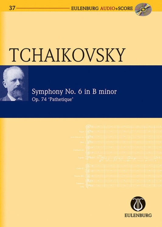 Symphony No 6 Op 74 B Min Pathetique Book/CD Book