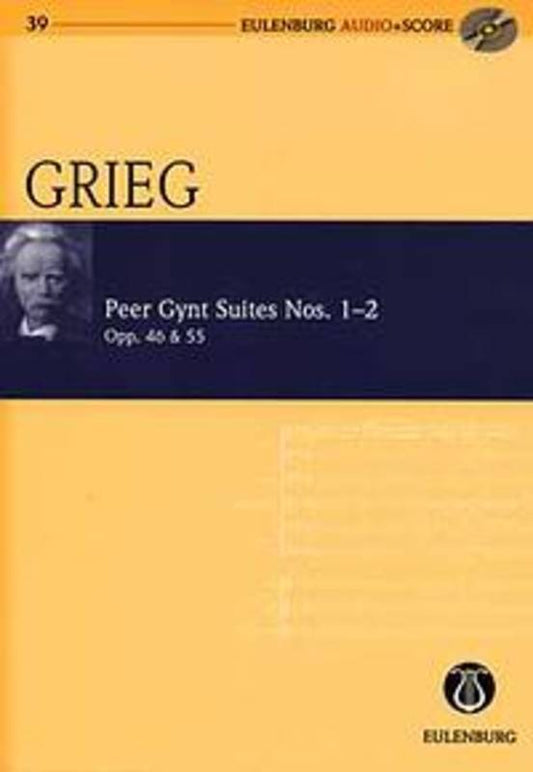 Grieg - Peer Gynt Suites Nos 1-2 Op 46 And 55 Score Book/CD (Music Score/CD) Book