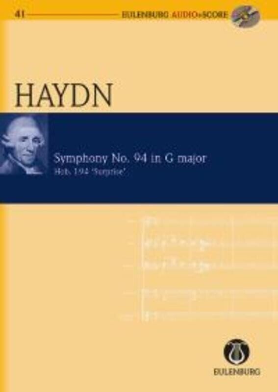 Haydn - Symphony No. 94 in G Major Surprise BK/CD Eulenburg Audio+Score Series