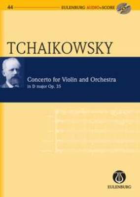 Violin Concerto D Major Op 35 Study Score with CD