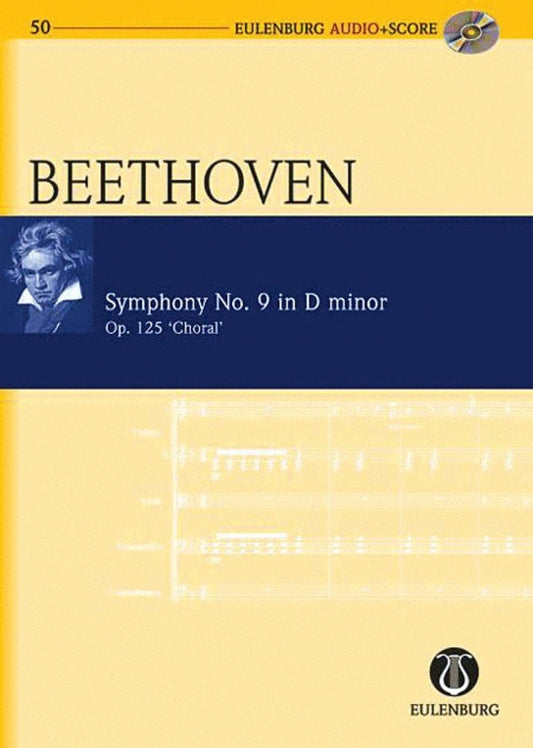 Beethoven - Symphony No 9 Op 125 Study Score Book/CD