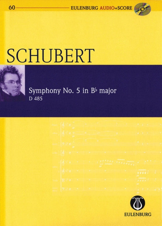 Schubert - Symphony No 5 B Flat D485 Study Score Book/CD